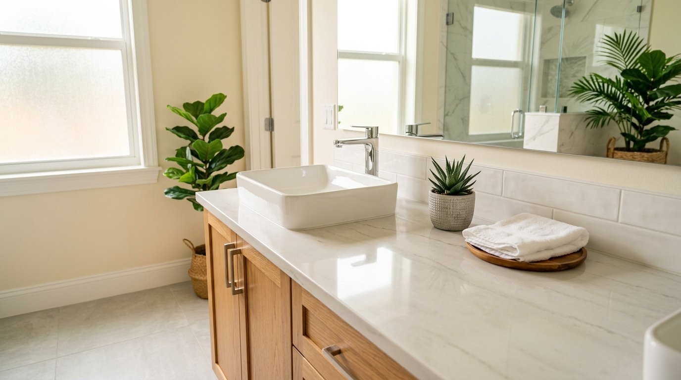 How to Refinish Cultured Marble Vanity Tops